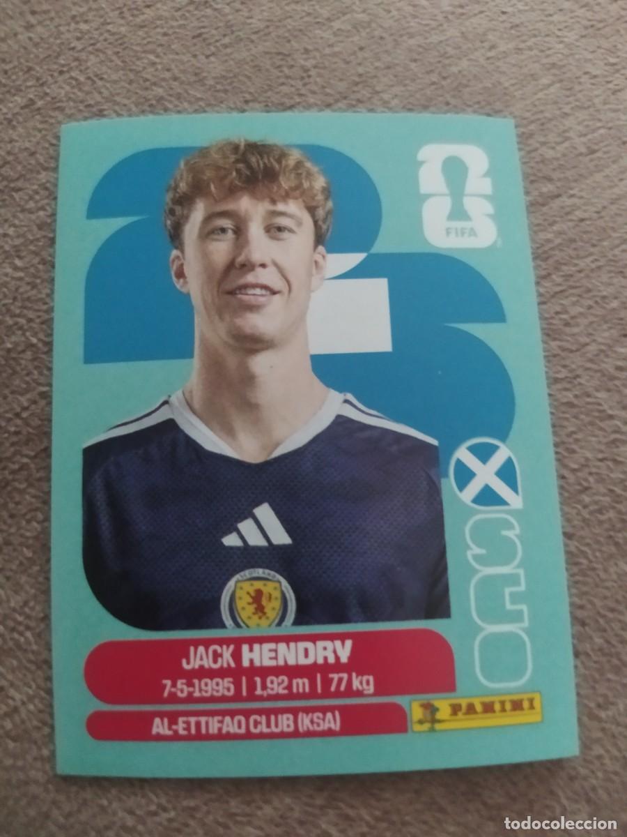 Cromos de f&uacute;tbol: SCO 03 SCO3 Jack HENDRY 3 Escocia Mundial 2026 Panini