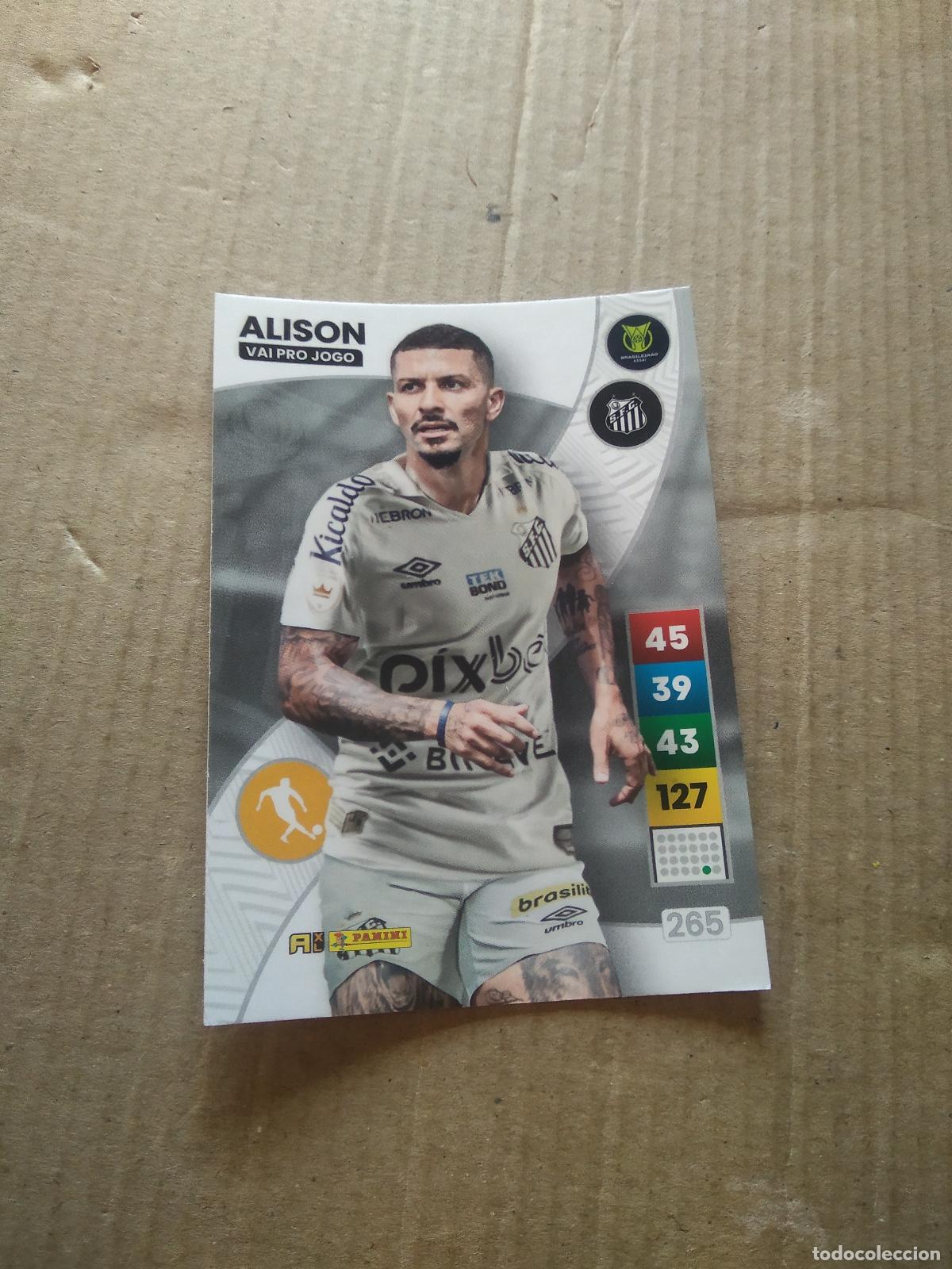Figurine di Calcio: 265 ALISON SANTOS CROMO FUTBOL PANINI ADRENALYN LIGA BRASIL 2023 BRASILEIRAO