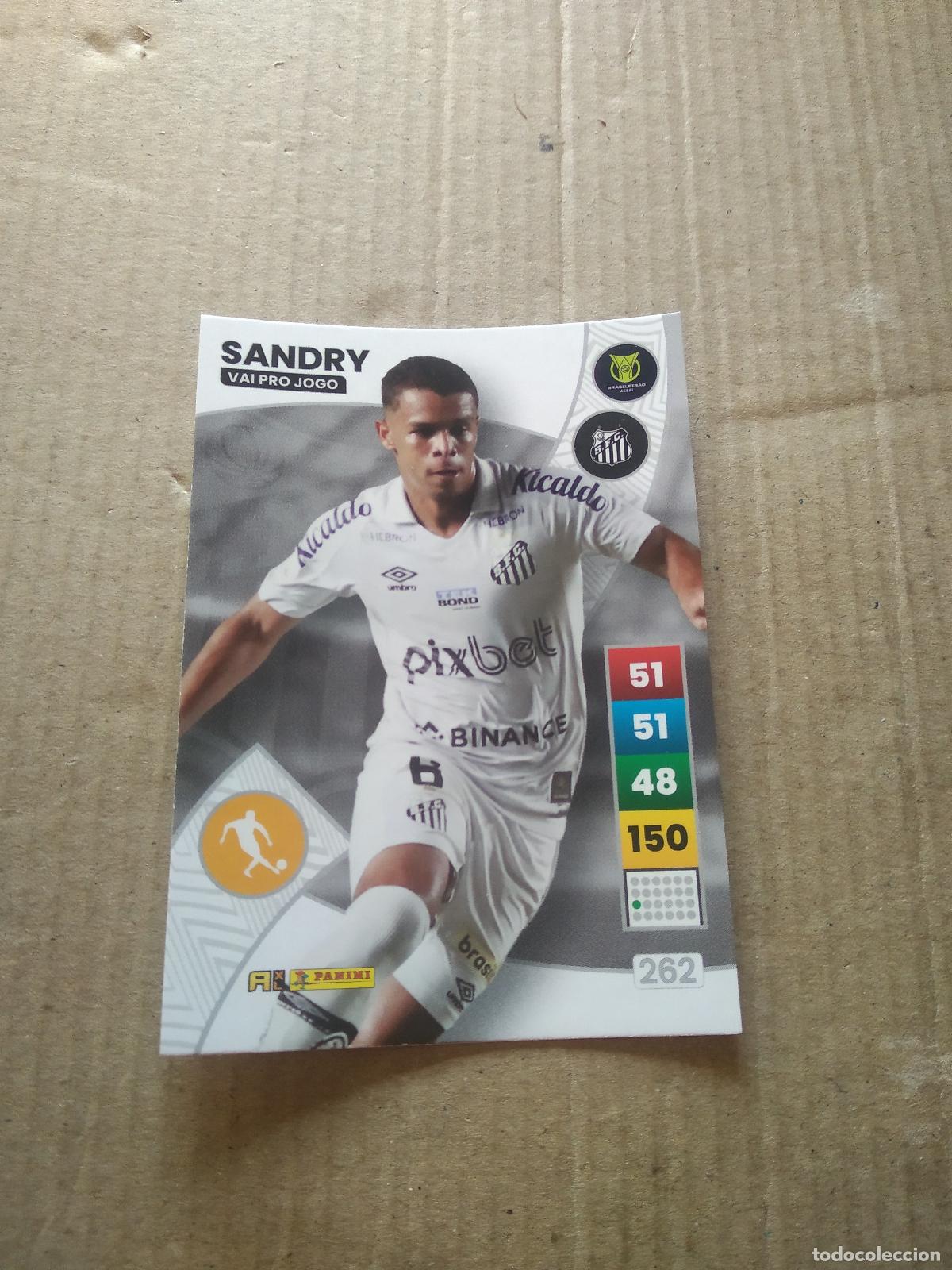 Figurine di Calcio: 262 SANDRY SANTOS CROMO FUTBOL PANINI ADRENALYN LIGA BRASIL 2023 BRASILEIRAO