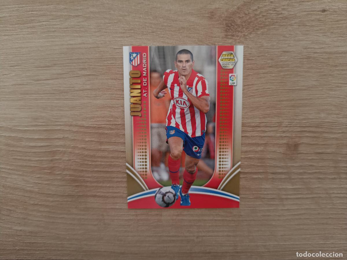 Figurine di Calcio: CROMO DE FUTBOL PANINI JUANITO 41 ATLETICO MADRID MEGACRACKS 2009 2010 09 10 D726