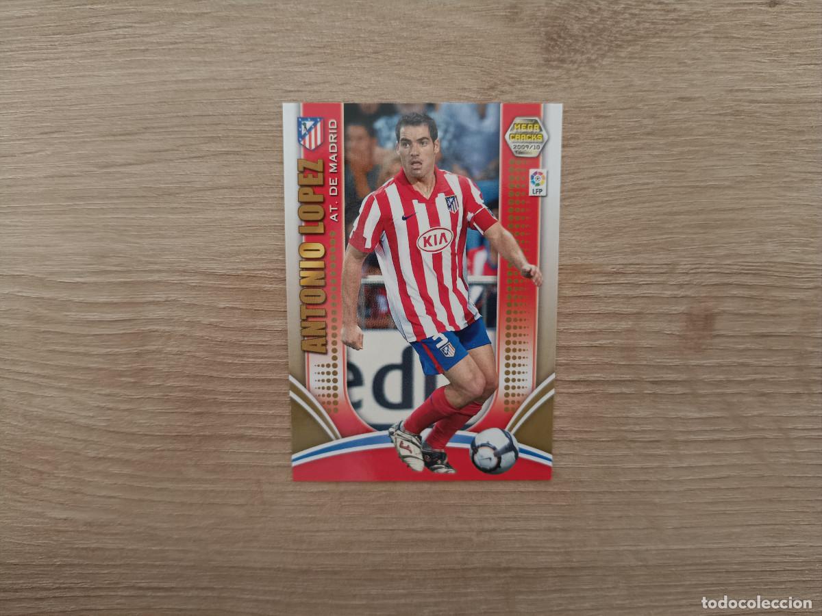 Figurine di Calcio: CROMO DE FUTBOL PANINI ANTONIO LOPEZ 44 ATLETICO MADRID MEGACRACKS 2009 2010 09 10 D726