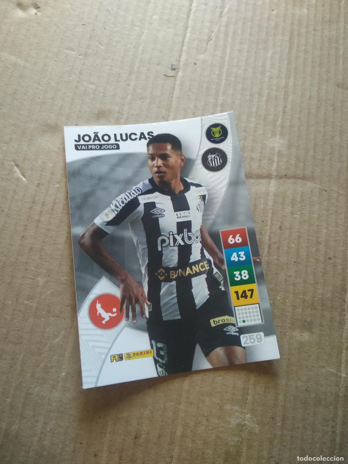 Figurine di Calcio: 259 JOAO LUCAS SANTOS CROMO FUTBOL PANINI ADRENALYN LIGA BRASIL 2023 BRASILEIRAO