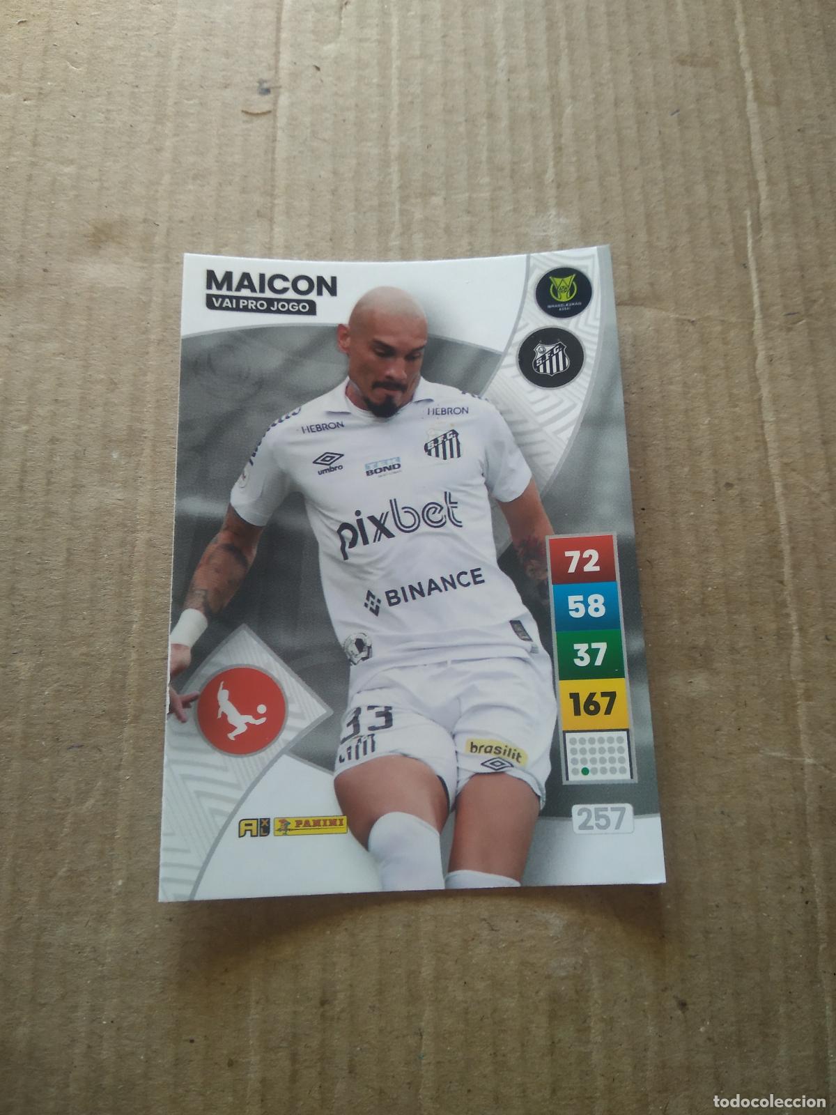 Cromos de Futebol: 257 MAICON SANTOS CROMO FUTBOL PANINI ADRENALYN LIGA BRASIL 2023 BRASILEIRAO