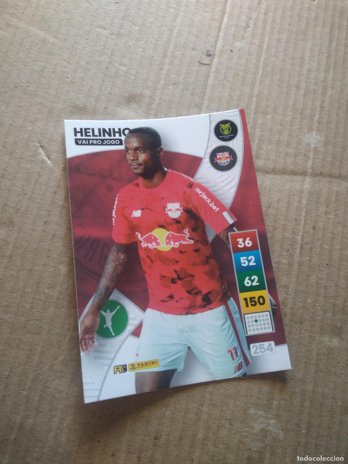 Cartes &agrave; collectionner de Football: 254 HELINHO BRAGANTINO CROMO FUTBOL PANINI ADRENALYN LIGA BRASIL 2023 BRASILEIRAO