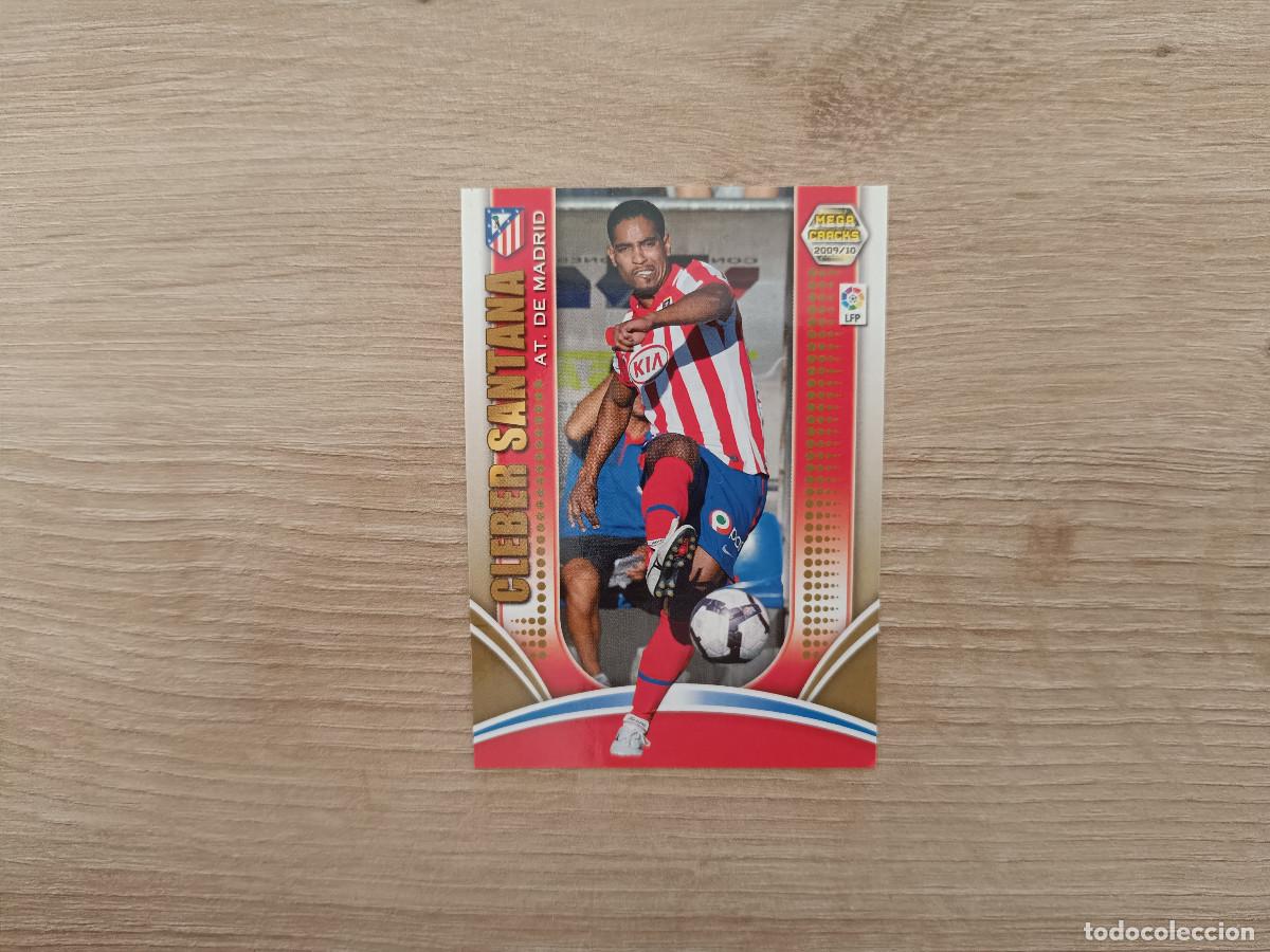 Cromos de f&uacute;tbol: CROMO DE FUTBOL PANINI CLEBER SANTANA 47 ATLETICO MADRID MEGACRACKS 2009 2010 09 10 D726