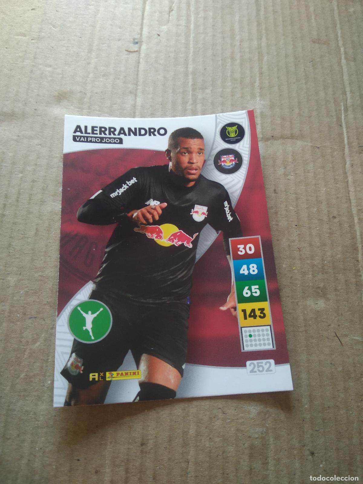 Cromos de f&uacute;tbol: 252 ALERRANDRO BRAGANTINO CROMO FUTBOL PANINI ADRENALYN LIGA BRASIL 2023 BRASILEIRAO