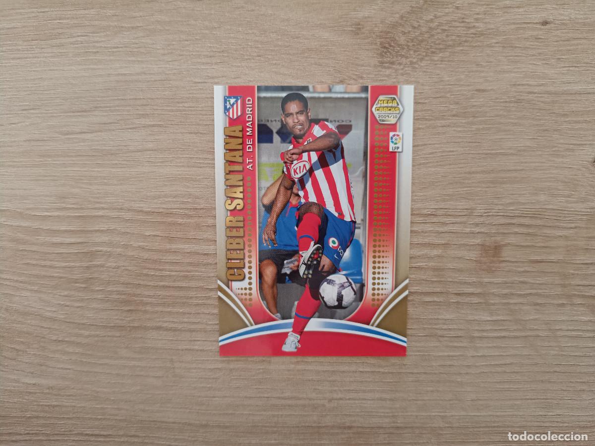 Cromos de f&uacute;tbol: CROMO DE FUTBOL PANINI CLEBER SANTANA 47 ATLETICO MADRID MEGACRACKS 2009 2010 09 10 D726