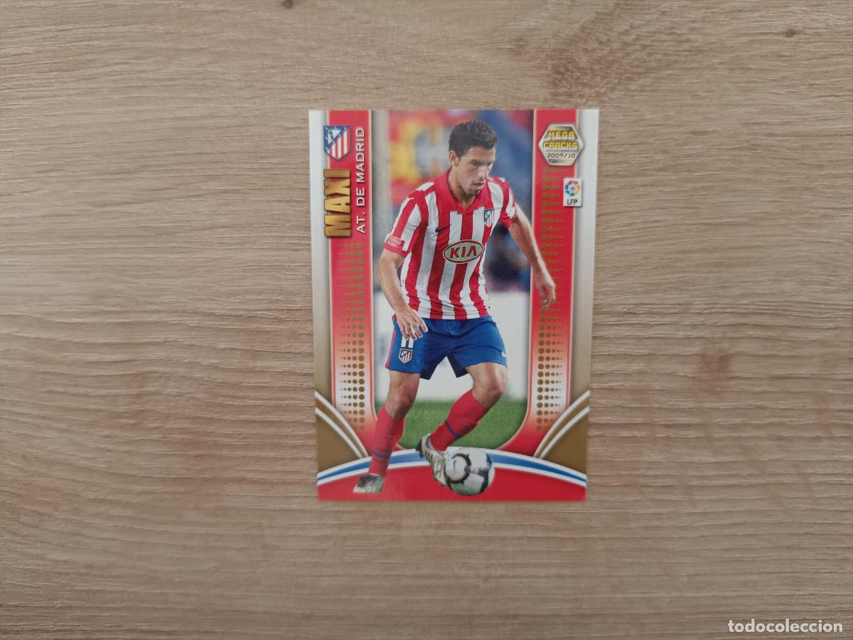Cromos de f&uacute;tbol: CROMO DE FUTBOL PANINI MAXI 48 ATLETICO MADRID MEGACRACKS 2009 2010 09 10 D726