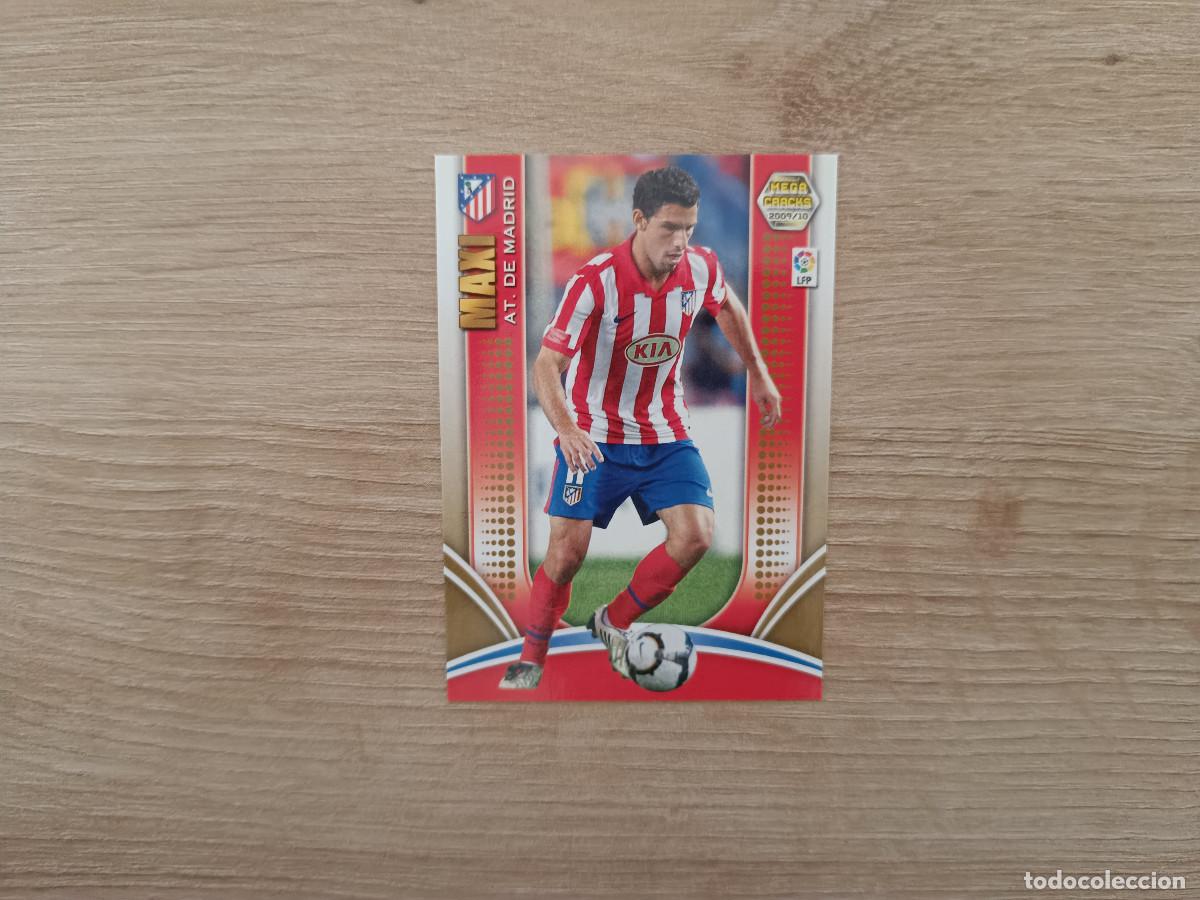 Cromos de f&uacute;tbol: CROMO DE FUTBOL PANINI MAXI 48 ATLETICO MADRID MEGACRACKS 2009 2010 09 10 D726