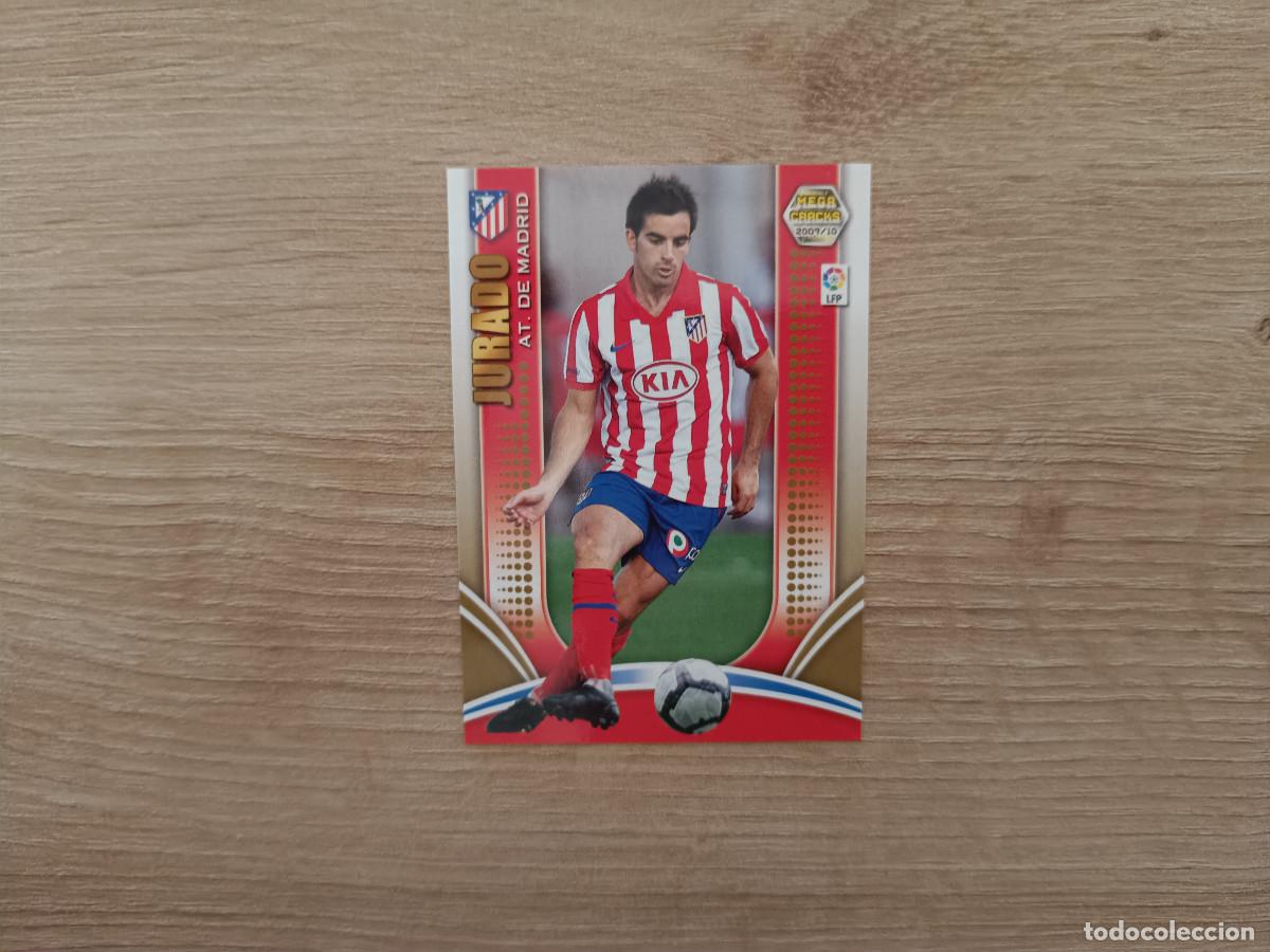 Cromos de f&uacute;tbol: CROMO DE FUTBOL PANINI JURADO 49 ATLETICO MADRID MEGACRACKS 2009 2010 09 10 D726