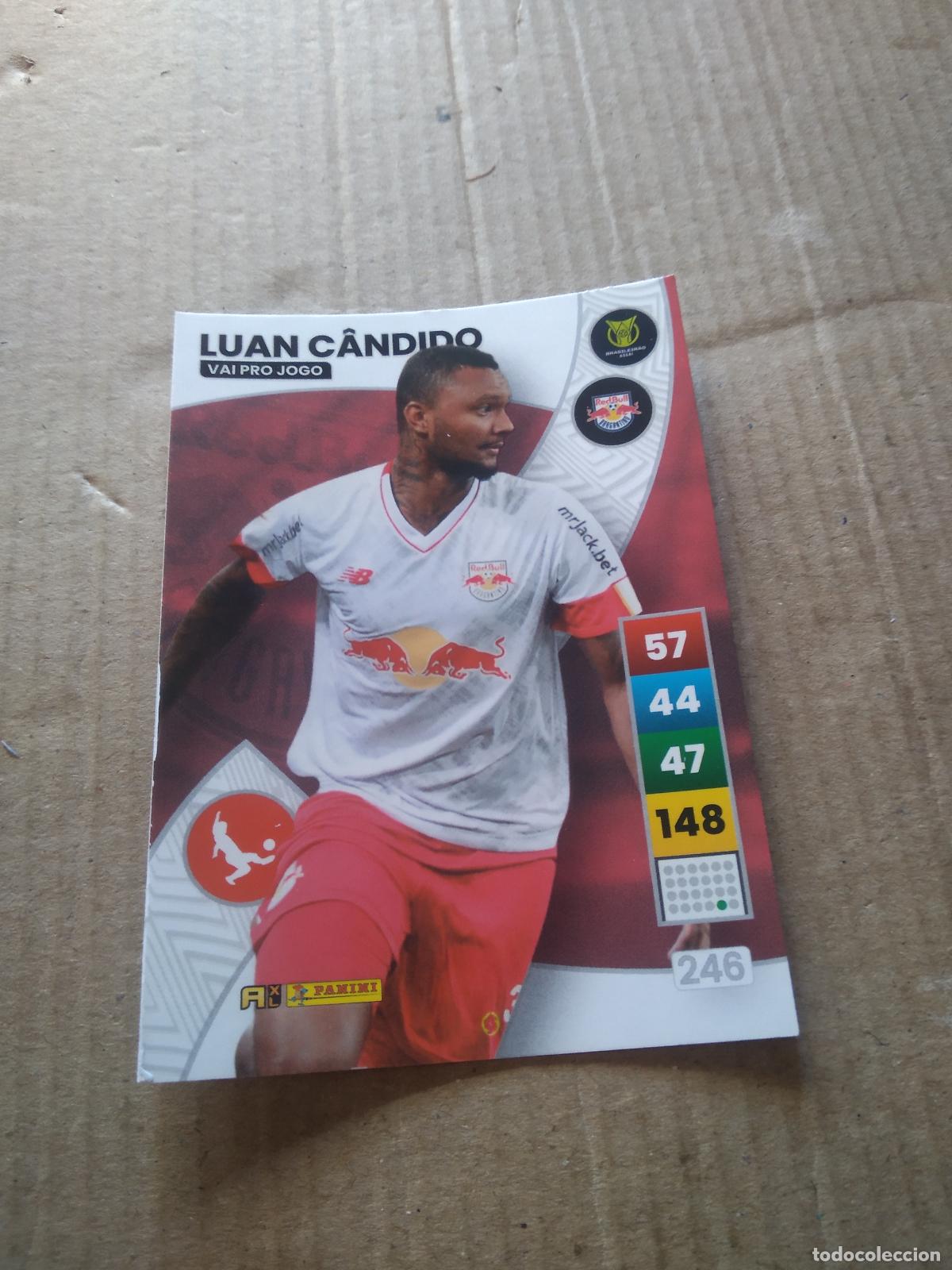 Cromos de f&uacute;tbol: 246 LUAN CANDIDO BRAGANTINO CROMO FUTBOL PANINI ADRENALYN LIGA BRASIL 2023 BRASILEIRAO