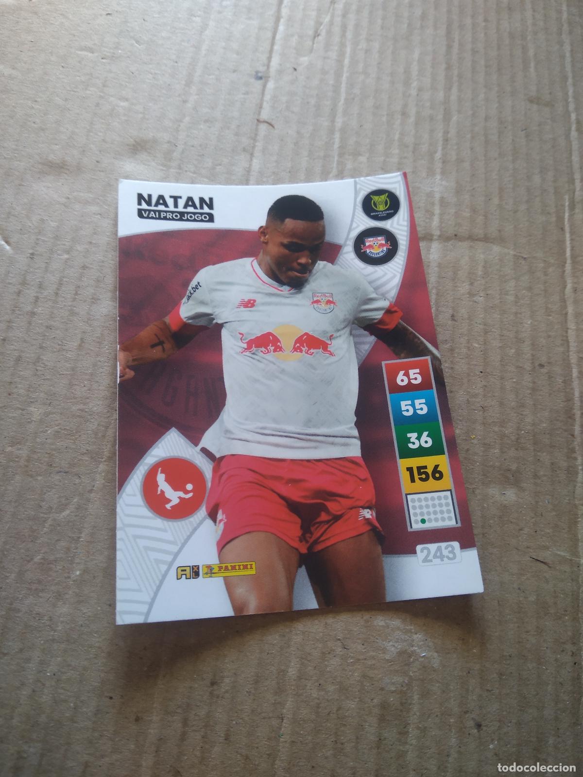 Cromos de f&uacute;tbol: 243 NATAN BRAGANTINO CROMO FUTBOL PANINI ADRENALYN LIGA BRASIL 2023 BRASILEIRAO