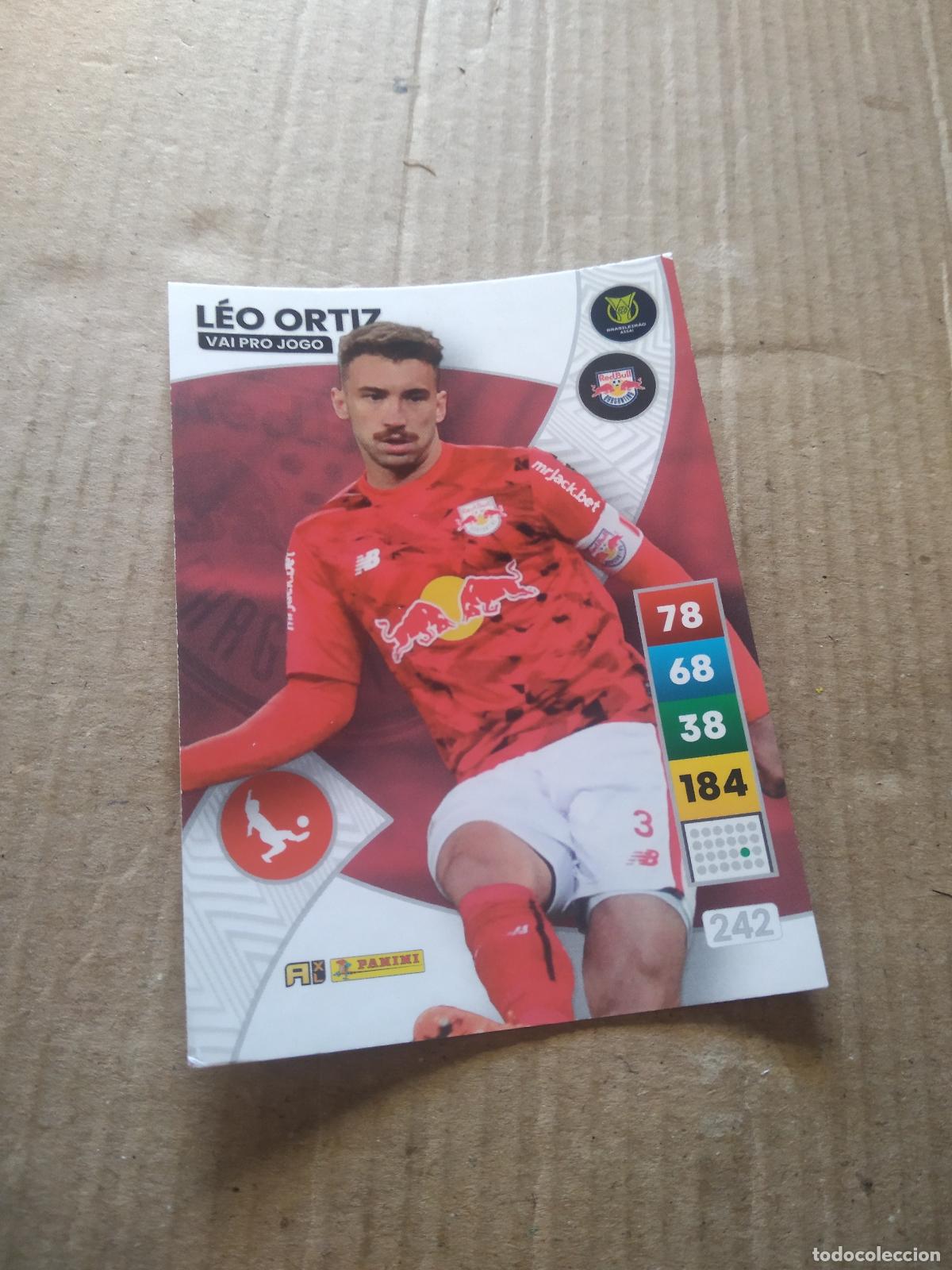 Cromos de f&uacute;tbol: 242 LEO ORTIZ BRAGANTINO CROMO FUTBOL PANINI ADRENALYN LIGA BRASIL 2023 BRASILEIRAO