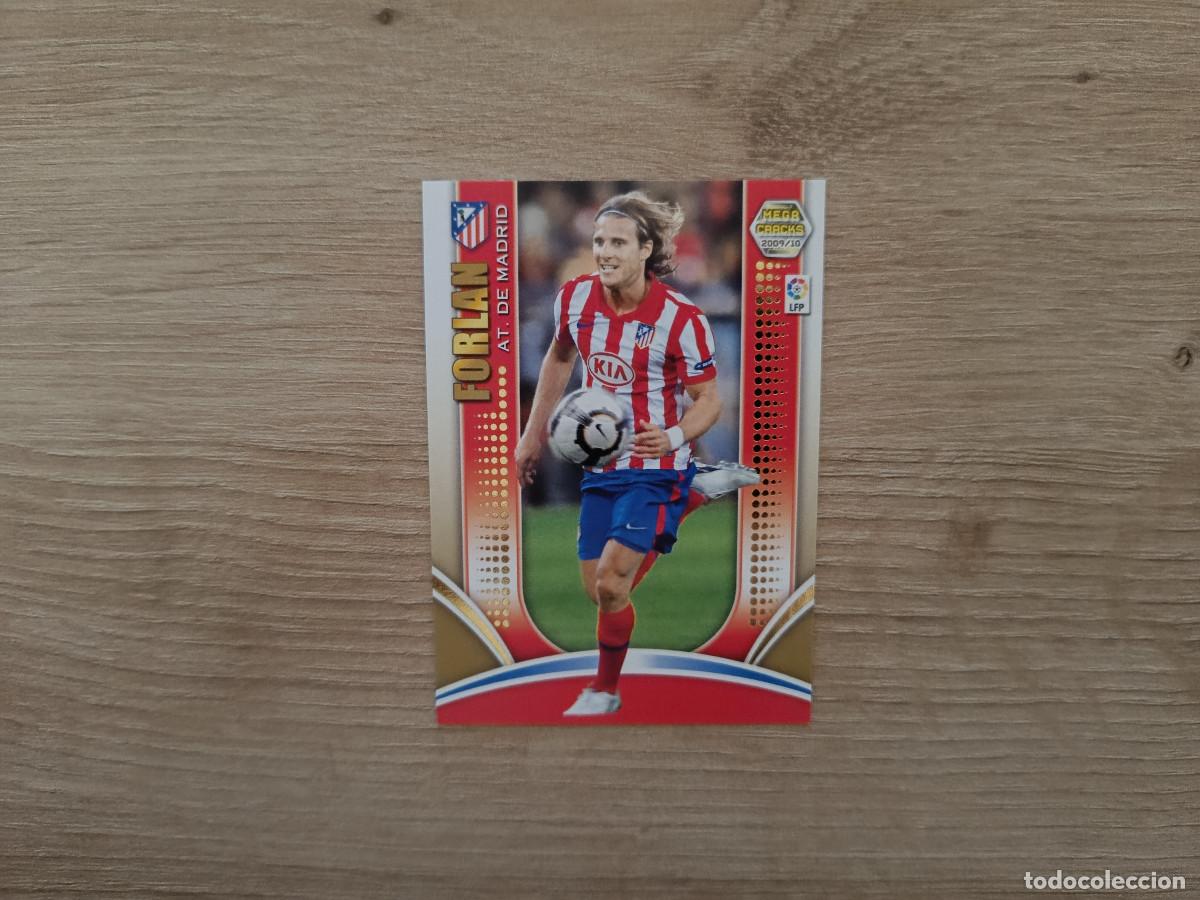 Cromos de f&uacute;tbol: CROMO DE FUTBOL PANINI FORLAN SERIE ORO 53 ATLETICO MADRID MEGACRACKS 2009 2010 09 10 D726