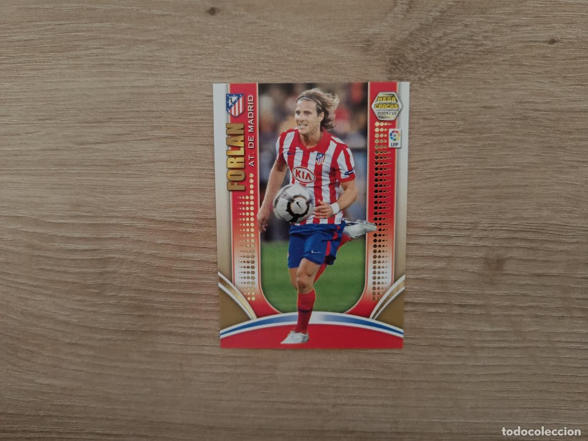 Cromos de f&uacute;tbol: CROMO DE FUTBOL PANINI FORLAN SERIE ORO 53 ATLETICO MADRID MEGACRACKS 2009 2010 09 10 D726