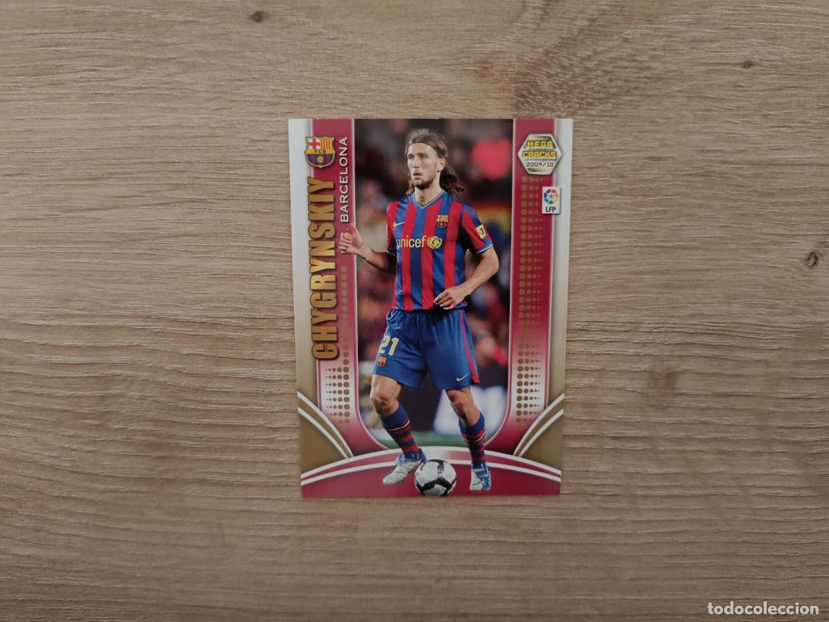 Cromos de f&uacute;tbol: CROMO DE FUTBOL PANINI CHYGRYNSKY 61 BARCELONA MEGACRACKS 2009 2010 09 10 D726