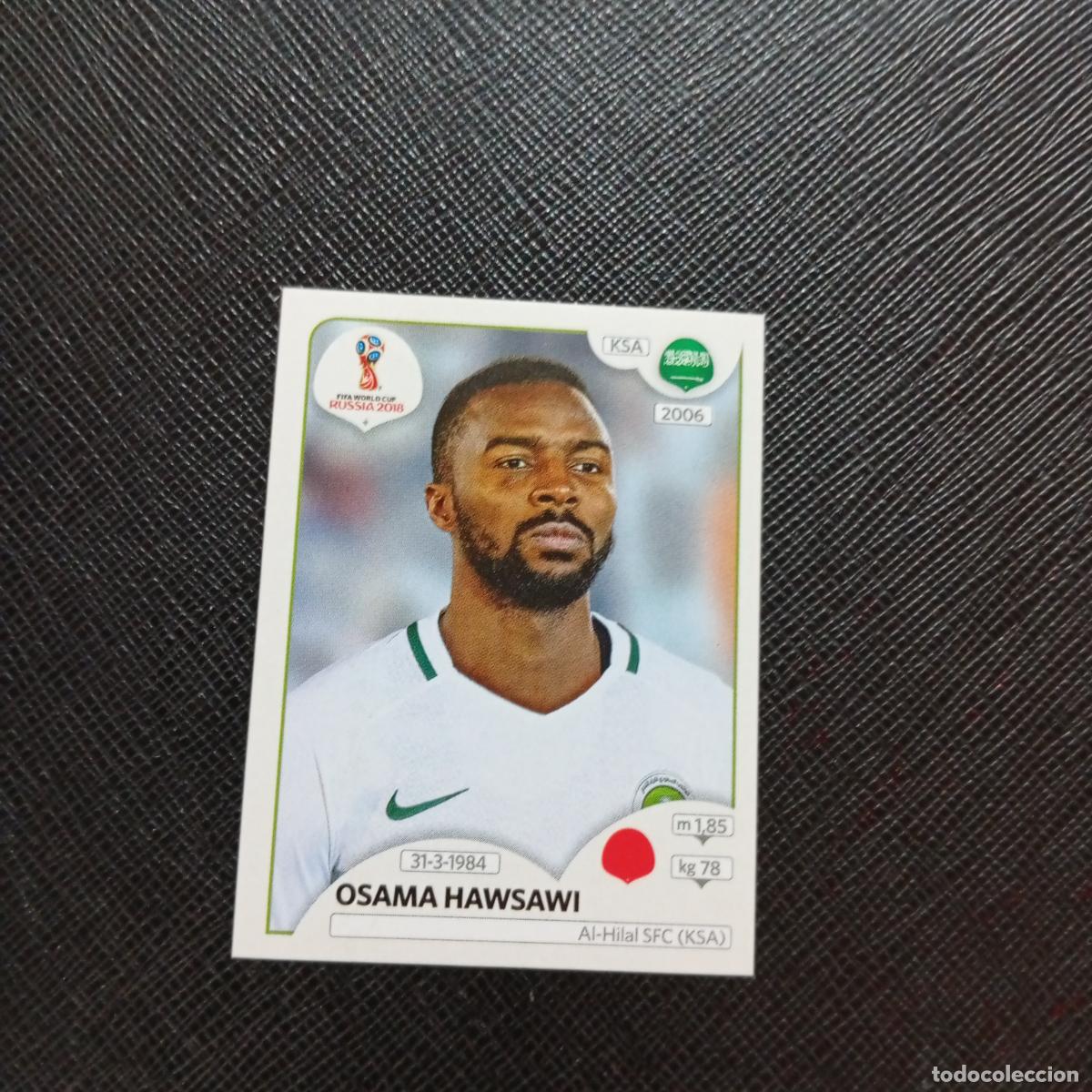Fu&szlig;ball-Sticker: 55 OSAMA HAWSAWI ARABIA SAUDI PANINI MUNDIAL RUSIA 2018 CROMO FUTBOL 18 - SIN PEGAR - CJ2 ..