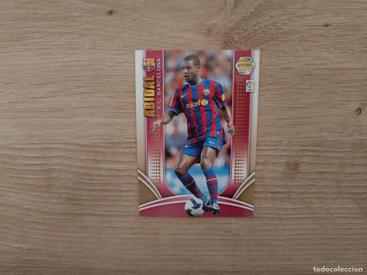 Fu&szlig;ball-Sticker: CROMO DE FUTBOL PANINI ABIDAL 62 BARCELONA MEGACRACKS 2009 2010 09 10 D726