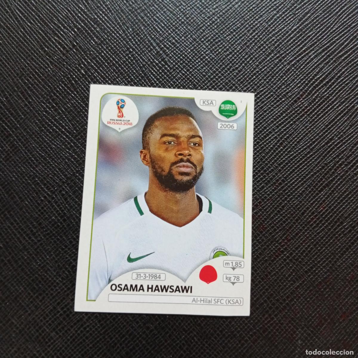 Fu&szlig;ball-Sticker: 55 OSAMA HAWSAWI ARABIA SAUDI PANINI MUNDIAL RUSIA 2018 CROMO FUTBOL 18 - SIN PEGAR - CJ2 ....