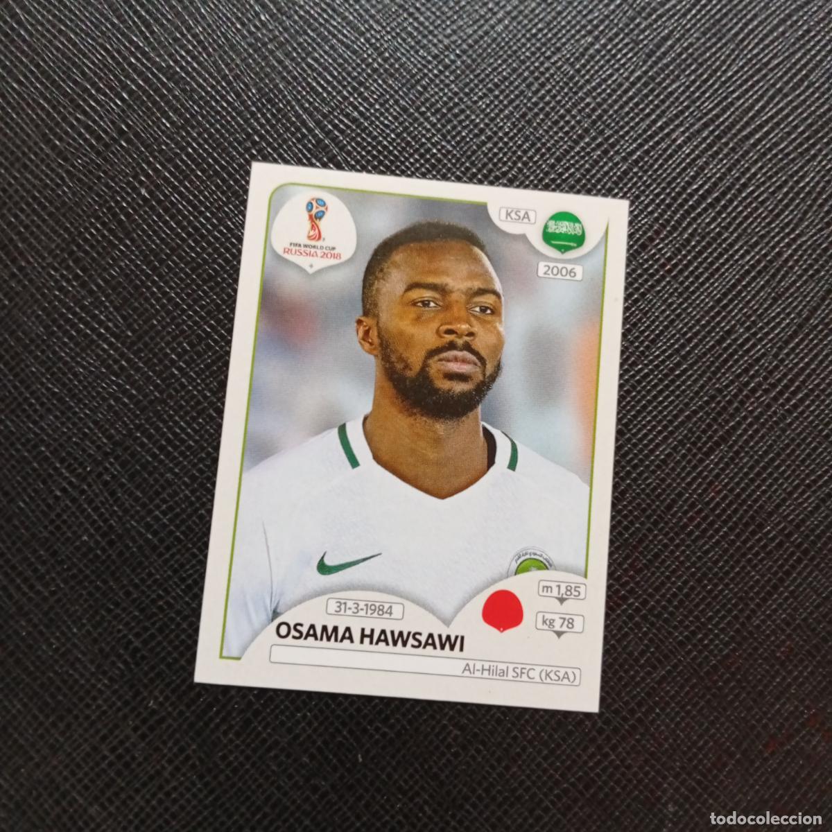 Fu&szlig;ball-Sticker: 55 OSAMA HAWSAWI ARABIA SAUDI PANINI MUNDIAL RUSIA 2018 CROMO FUTBOL 18 - SIN PEGAR - CJ2 ....