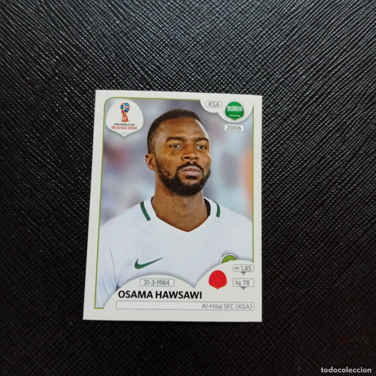 Fu&szlig;ball-Sticker: 55 OSAMA HAWSAWI ARABIA SAUDI PANINI MUNDIAL RUSIA 2018 CROMO FUTBOL 18 - SIN PEGAR - CJ2 ....