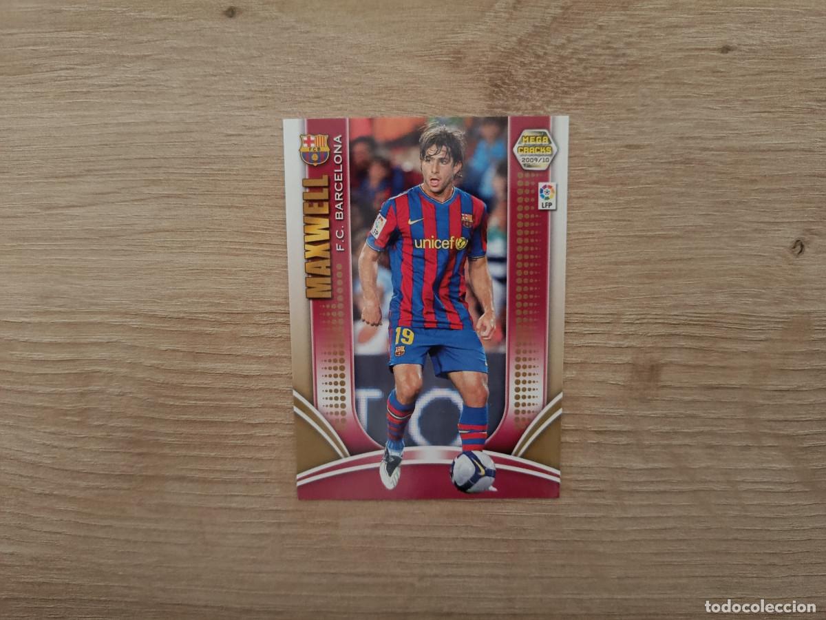 Fu&szlig;ball-Sticker: CROMO DE FUTBOL PANINI MAXWELL 63 BARCELONA MEGACRACKS 2009 2010 09 10 D726