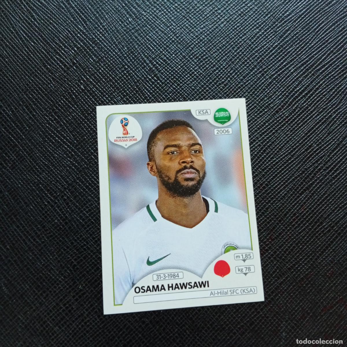 Fu&szlig;ball-Sticker: 55 OSAMA HAWSAWI ARABIA SAUDI PANINI MUNDIAL RUSIA 2018 CROMO FUTBOL 18 - SIN PEGAR - CJ2 ....