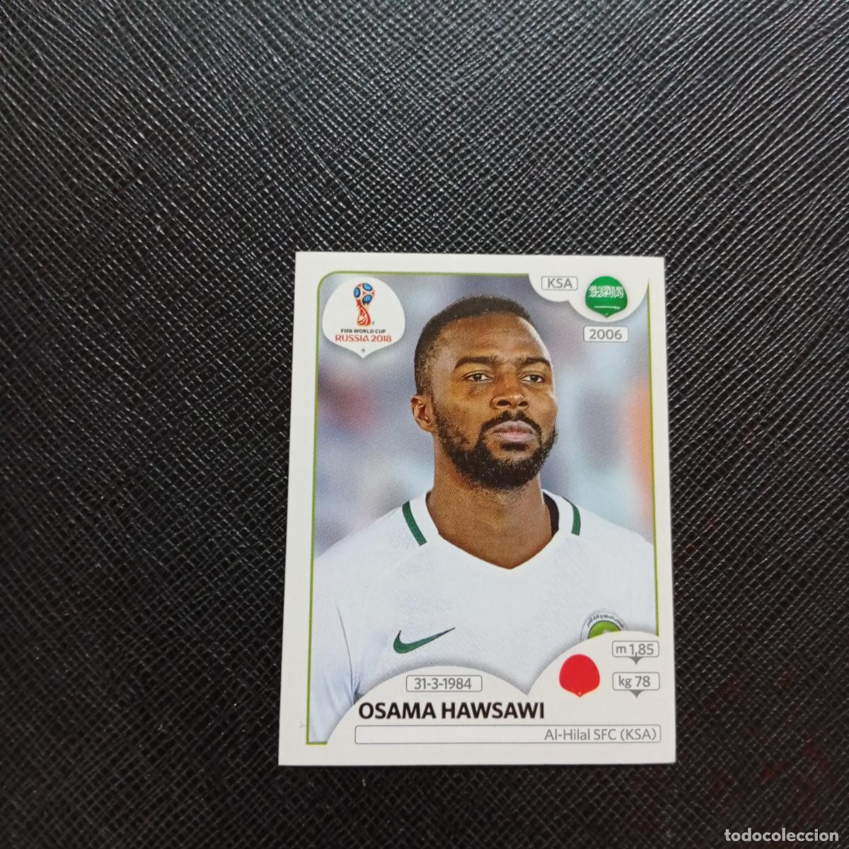 Fu&szlig;ball-Sticker: 55 OSAMA HAWSAWI ARABIA SAUDI PANINI MUNDIAL RUSIA 2018 CROMO FUTBOL 18 - SIN PEGAR - CJ2 .....