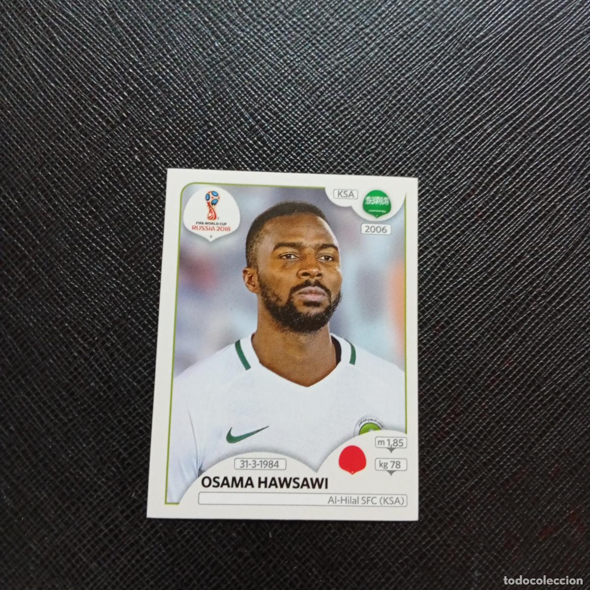Fu&szlig;ball-Sticker: 55 OSAMA HAWSAWI ARABIA SAUDI PANINI MUNDIAL RUSIA 2018 CROMO FUTBOL 18 - SIN PEGAR - CJ2 .....