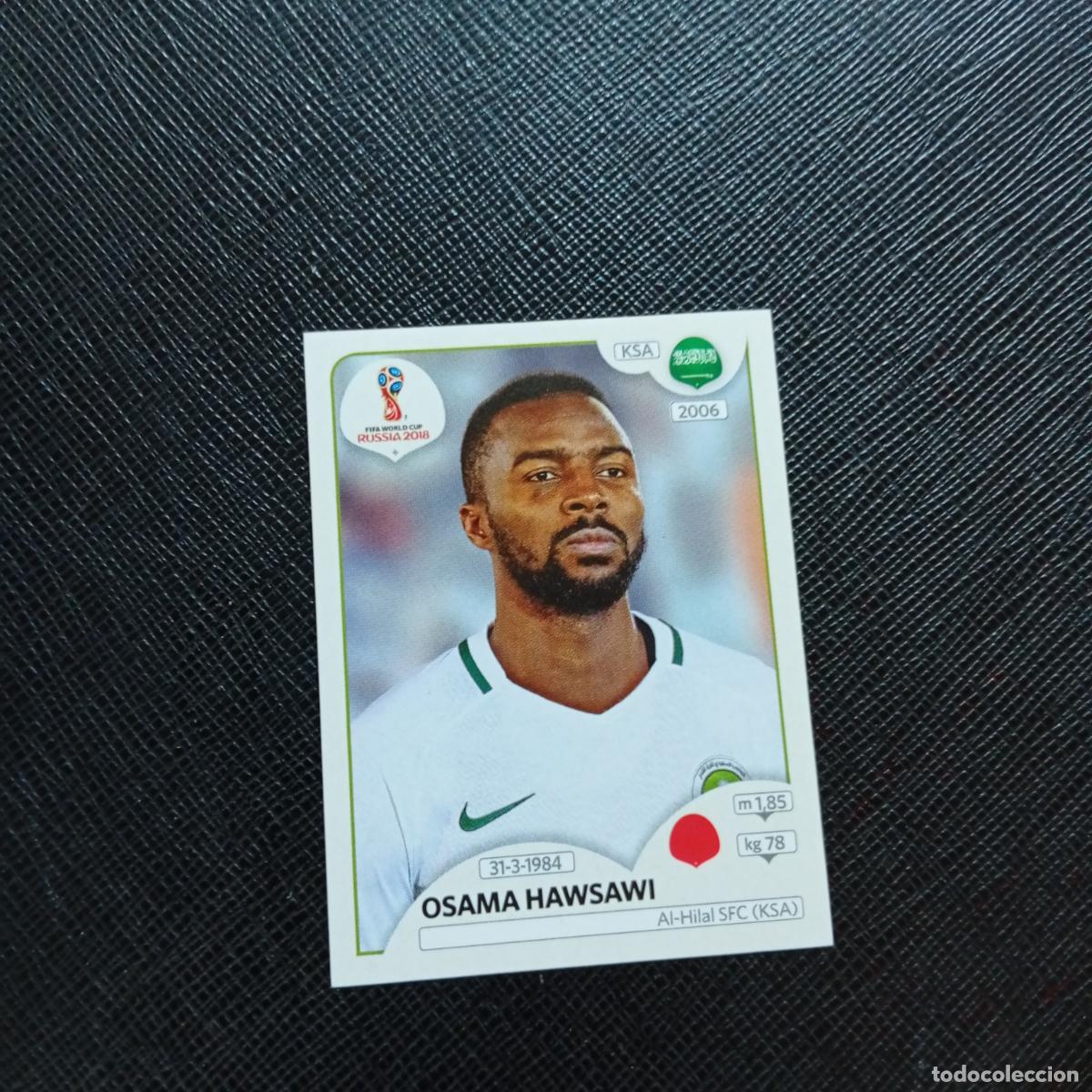 Fu&szlig;ball-Sticker: 55 OSAMA HAWSAWI ARABIA SAUDI PANINI MUNDIAL RUSIA 2018 CROMO FUTBOL 18 - SIN PEGAR - CJ2 .....
