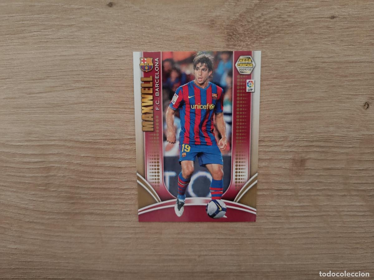 Fu&szlig;ball-Sticker: CROMO DE FUTBOL PANINI MAXWELL 63 BARCELONA MEGACRACKS 2009 2010 09 10 D726