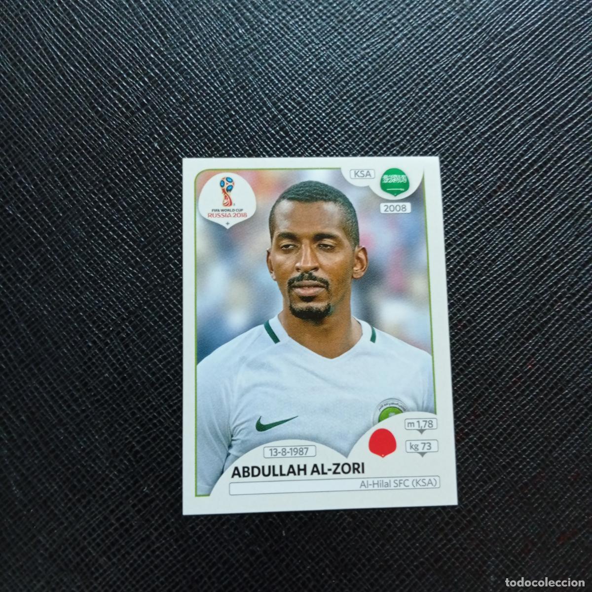 Fu&szlig;ball-Sticker: 56 ABDULLAH AL ZORI ARABIA SAUDI PANINI MUNDIAL RUSIA 2018 CROMO FUTBOL 18 - SIN PEGAR - CJ2 .....