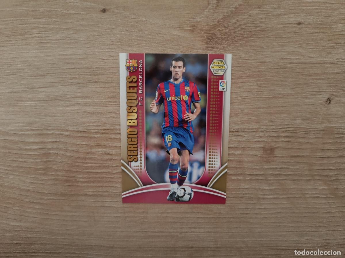 Fu&szlig;ball-Sticker: CROMO DE FUTBOL PANINI SERGIO BUSQUETS 65 BARCELONA MEGACRACKS 2009 2010 09 10 D726