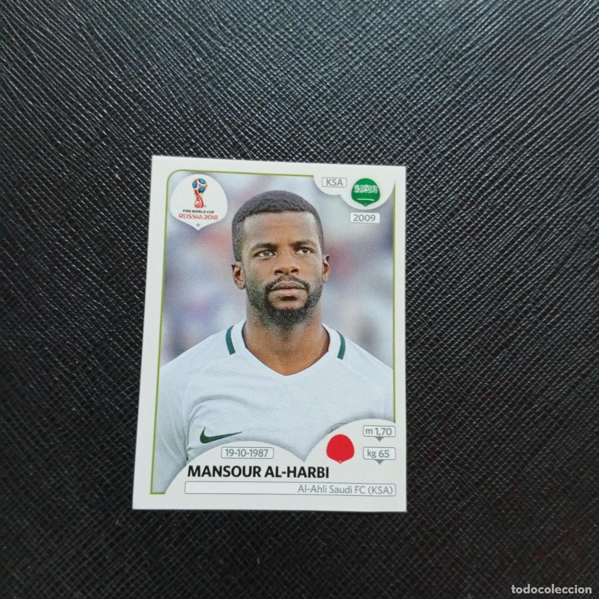 Cartes &agrave; collectionner de Football: 57 MANSOURI AL HABRI ARABIA SAUDI PANINI MUNDIAL RUSIA 2018 CROMO FUTBOL 18 - SIN PEGAR - CJ2