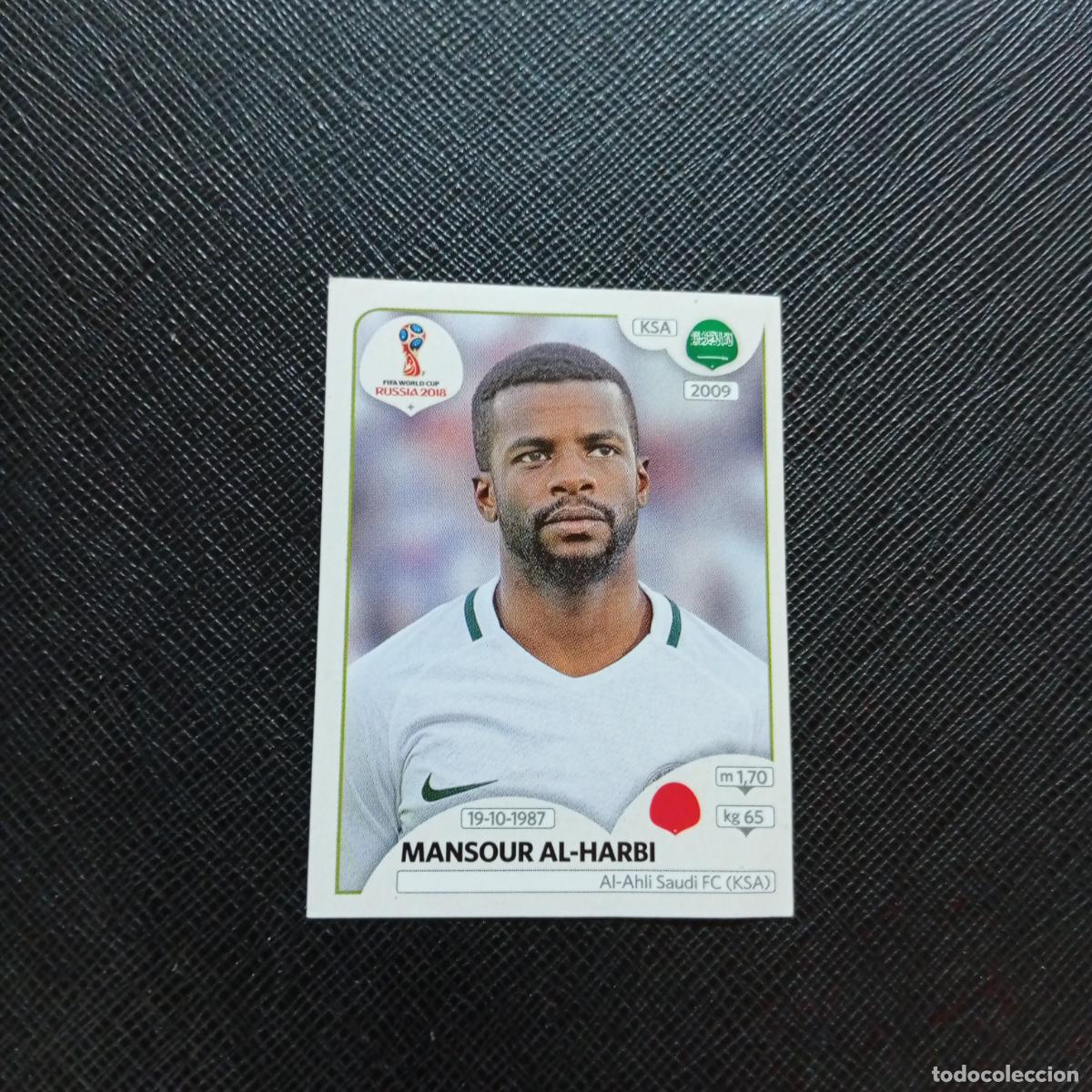 Cartes &agrave; collectionner de Football: 57 MANSOURI AL HABRI ARABIA SAUDI PANINI MUNDIAL RUSIA 2018 CROMO FUTBOL 18 - SIN PEGAR - CJ2 .
