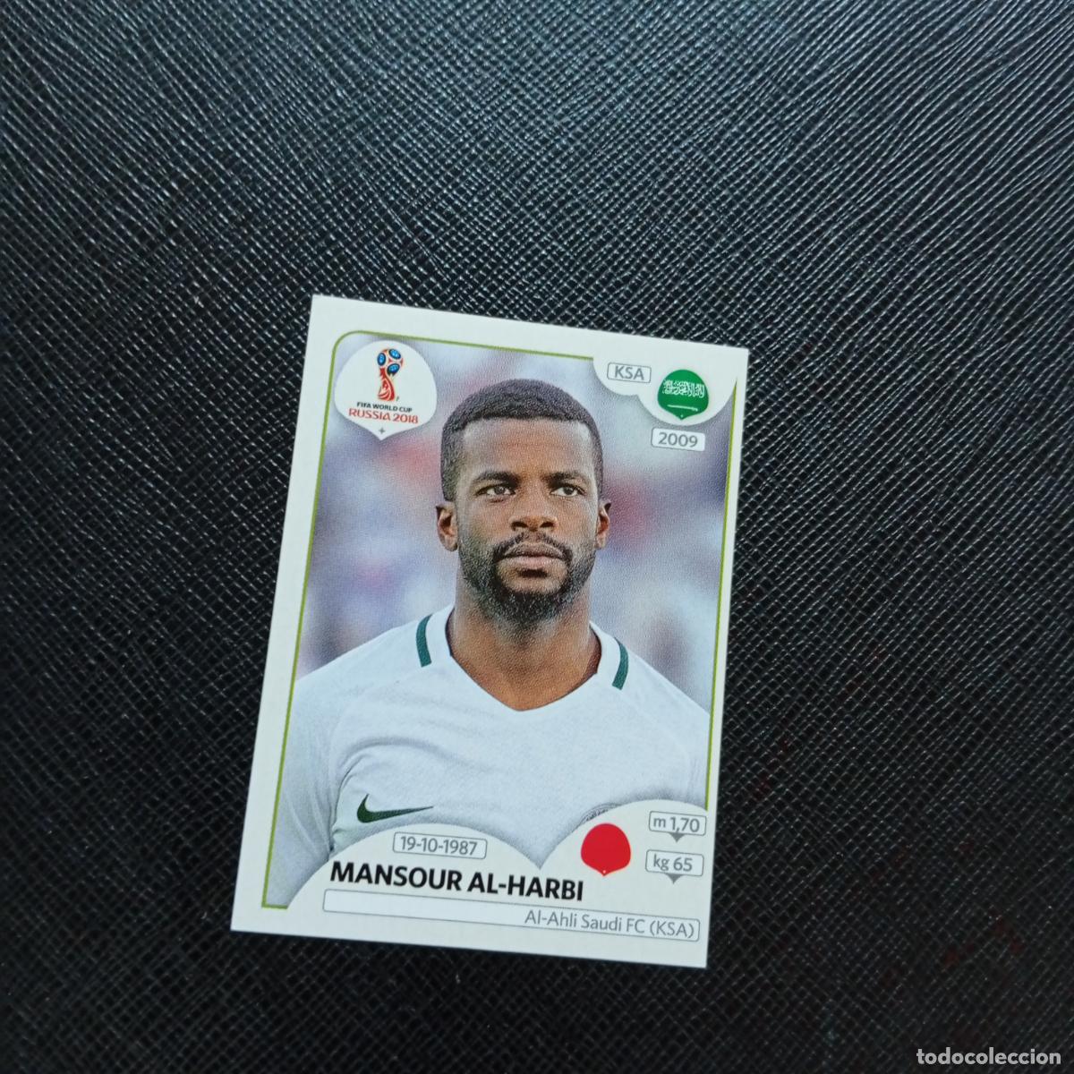 Cartes &agrave; collectionner de Football: 57 MANSOURI AL HABRI ARABIA SAUDI PANINI MUNDIAL RUSIA 2018 CROMO FUTBOL 18 - SIN PEGAR - CJ2 ..