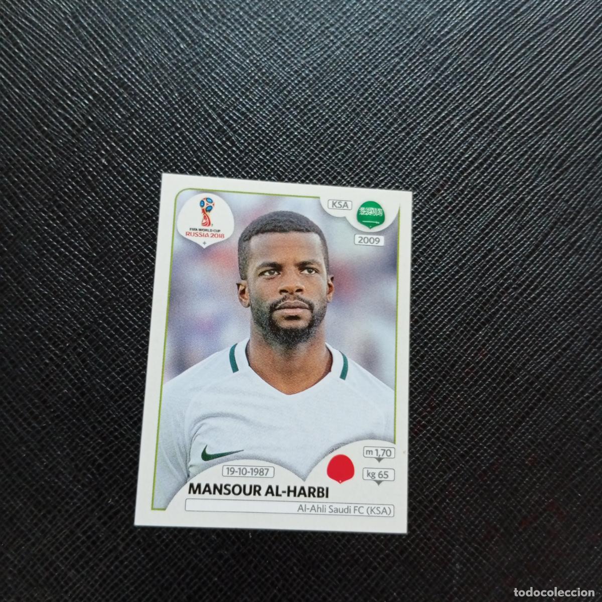 Cartes &agrave; collectionner de Football: 57 MANSOURI AL HABRI ARABIA SAUDI PANINI MUNDIAL RUSIA 2018 CROMO FUTBOL 18 - SIN PEGAR - CJ2 ..