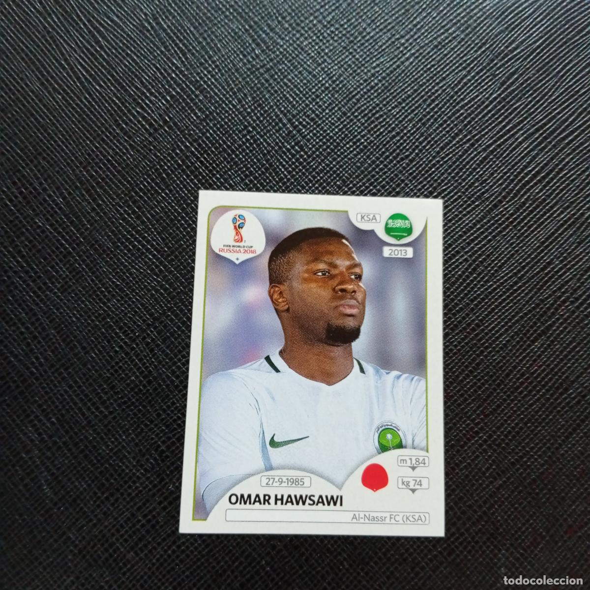 Cromos de f&uacute;tbol: 58 OMAR HAWSAWI ARABIA SAUDI PANINI MUNDIAL RUSIA 2018 CROMO FUTBOL 18 - SIN PEGAR - CJ2 ....