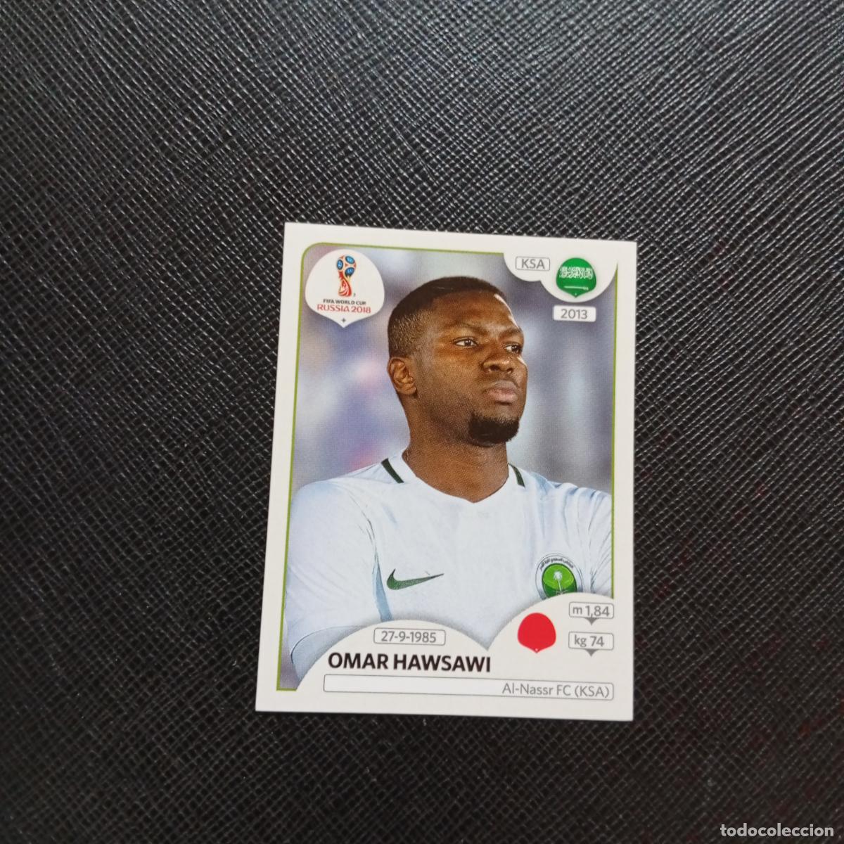 Cromos de f&uacute;tbol: 58 OMAR HAWSAWI ARABIA SAUDI PANINI MUNDIAL RUSIA 2018 CROMO FUTBOL 18 - SIN PEGAR - CJ2 ....