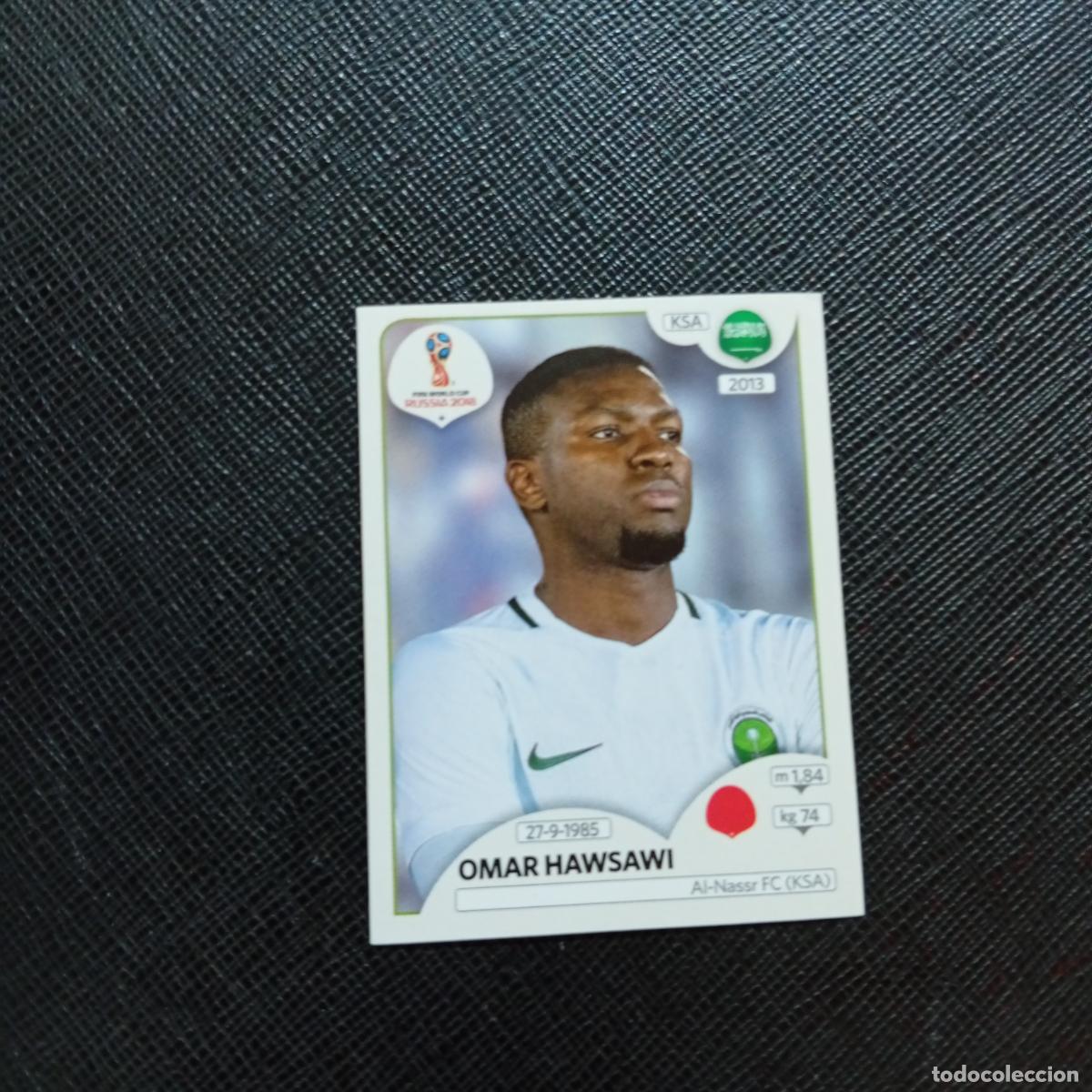 Cromos de f&uacute;tbol: 58 OMAR HAWSAWI ARABIA SAUDI PANINI MUNDIAL RUSIA 2018 CROMO FUTBOL 18 - SIN PEGAR - CJ2 .....