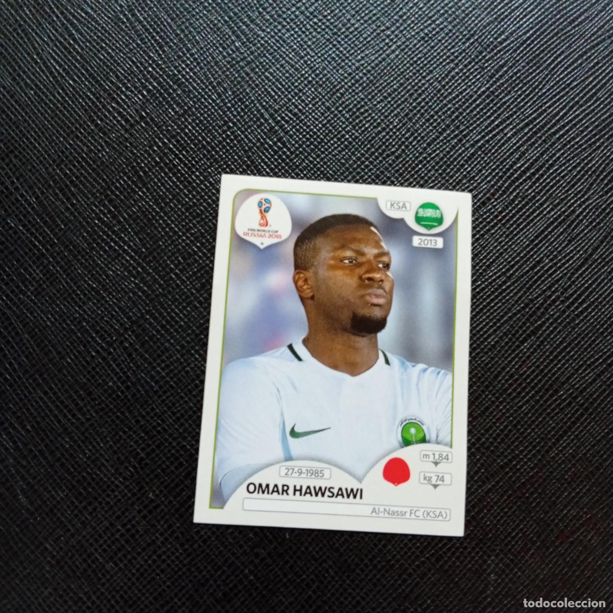 Cromos de f&uacute;tbol: 58 OMAR HAWSAWI ARABIA SAUDI PANINI MUNDIAL RUSIA 2018 CROMO FUTBOL 18 - SIN PEGAR - CJ2 .....