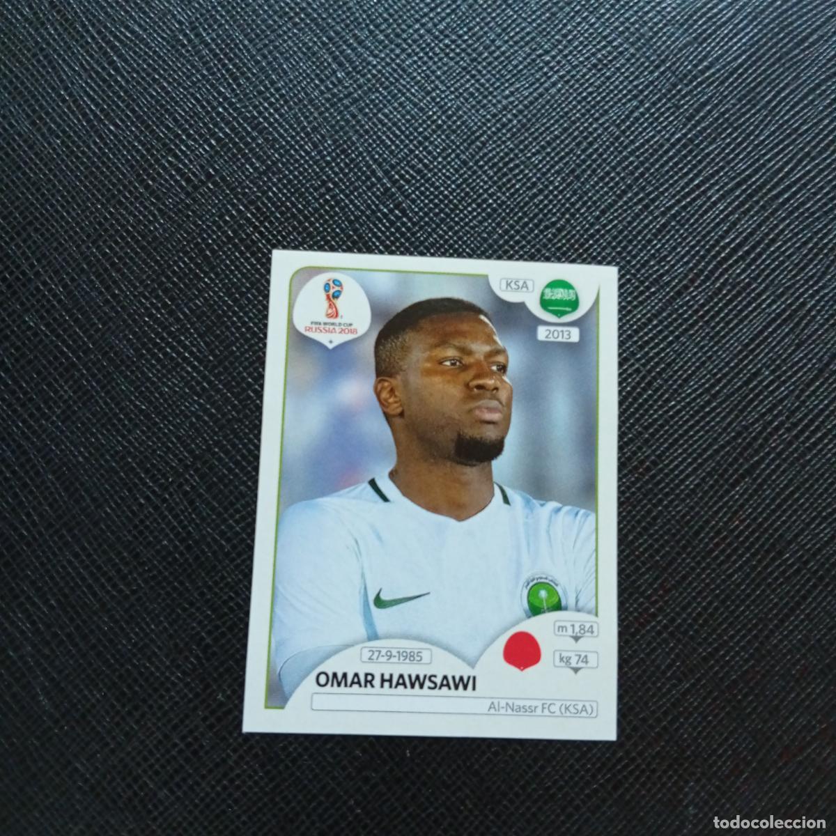 Cromos de f&uacute;tbol: 58 OMAR HAWSAWI ARABIA SAUDI PANINI MUNDIAL RUSIA 2018 CROMO FUTBOL 18 - SIN PEGAR - CJ2 ......