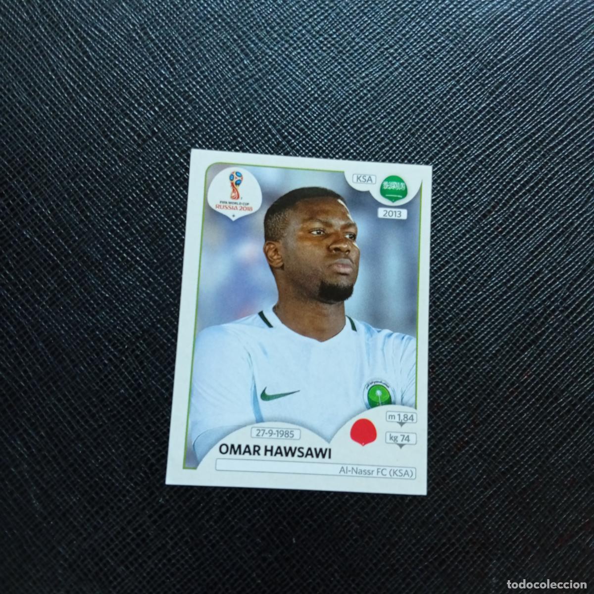 Cromos de f&uacute;tbol: 58 OMAR HAWSAWI ARABIA SAUDI PANINI MUNDIAL RUSIA 2018 CROMO FUTBOL 18 - SIN PEGAR - CJ2 ......