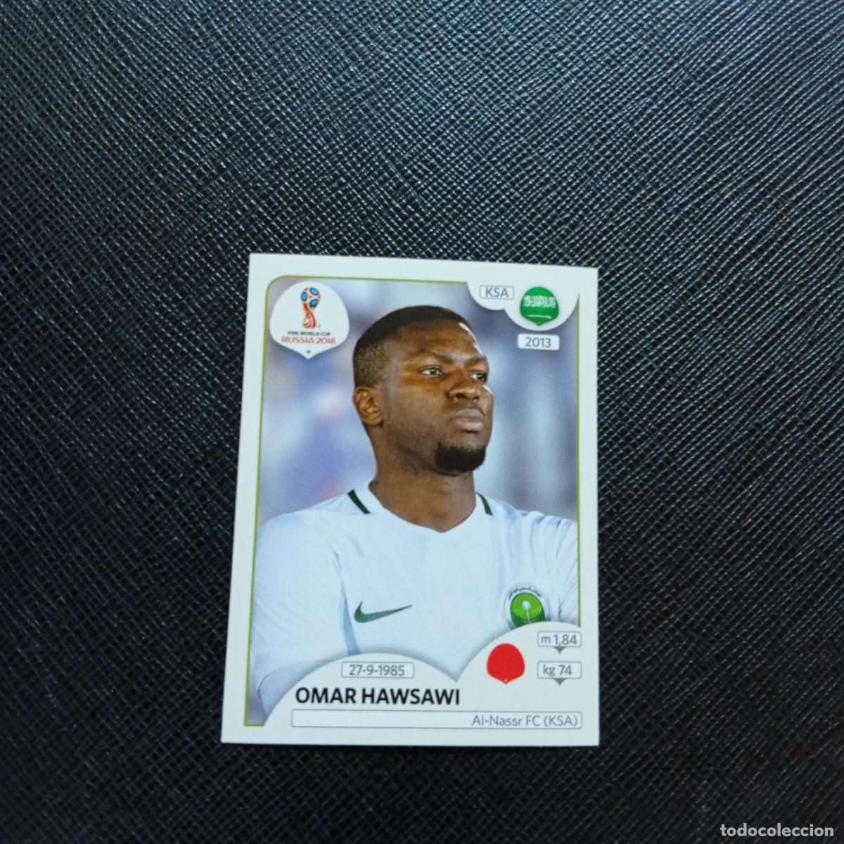 Cromos de f&uacute;tbol: 58 OMAR HAWSAWI ARABIA SAUDI PANINI MUNDIAL RUSIA 2018 CROMO FUTBOL 18 - SIN PEGAR - CJ2 ......