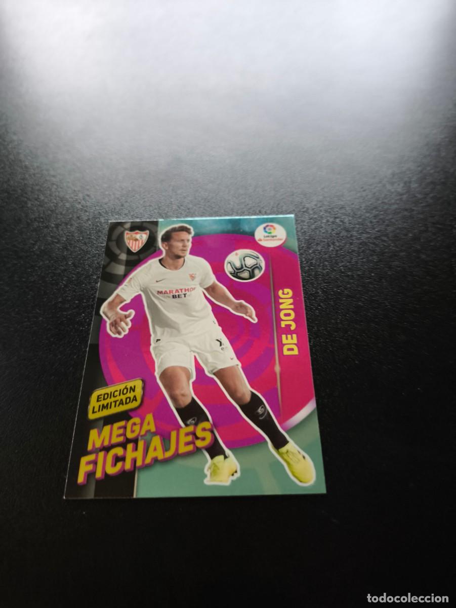 Figurine di Calcio: MEGACRACKS 2019 2020 19 20 PANINI DE JONG EDICI&Oacute;N LIMITADA SEVILLA FICHAJE COLECCI&Oacute;N MEGA CRACKS MGK