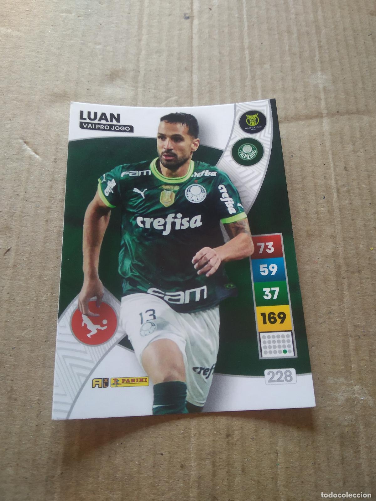 Cartes &agrave; collectionner de Football: 228 LUAN PALMEIRAS CROMO FUTBOL PANINI ADRENALYN LIGA BRASIL 2023 BRASILEIRAO