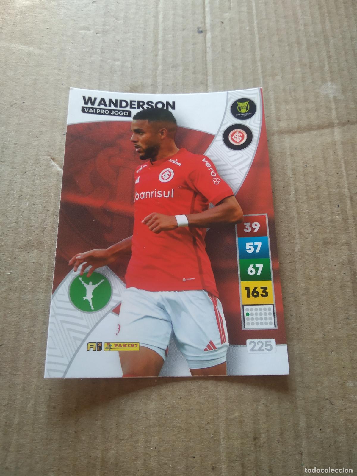 Cartes &agrave; collectionner de Football: 225 WANDERSON INTERNACIONAL CROMO FUTBOL PANINI ADRENALYN LIGA BRASIL 2023 BRASILEIRAO