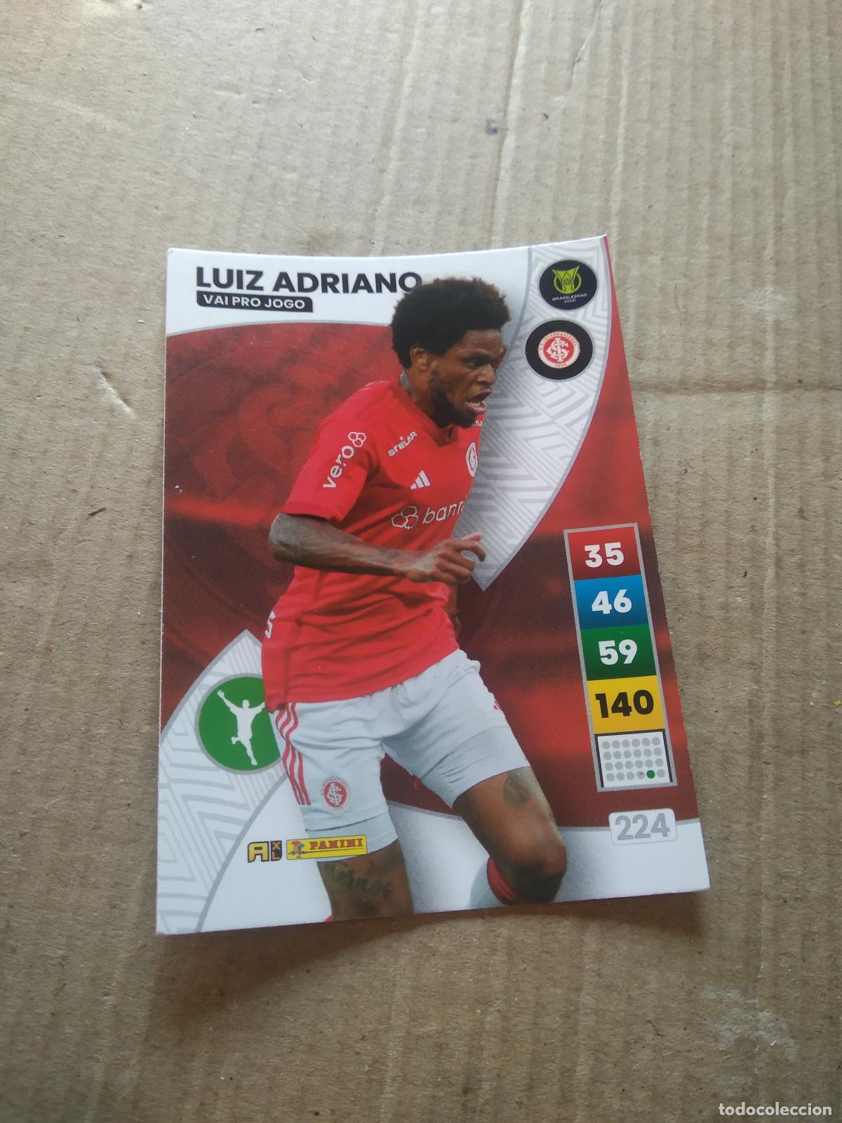 Cartes &agrave; collectionner de Football: 224 LUIZ ADRIANO INTERNACIONAL CROMO FUTBOL PANINI ADRENALYN LIGA BRASIL 2023 BRASILEIRAO