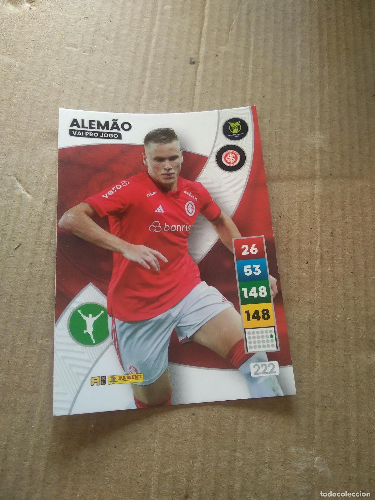 Cartes &agrave; collectionner de Football: 222 ALEMAO INTERNACIONAL CROMO FUTBOL PANINI ADRENALYN LIGA BRASIL 2023 BRASILEIRAO