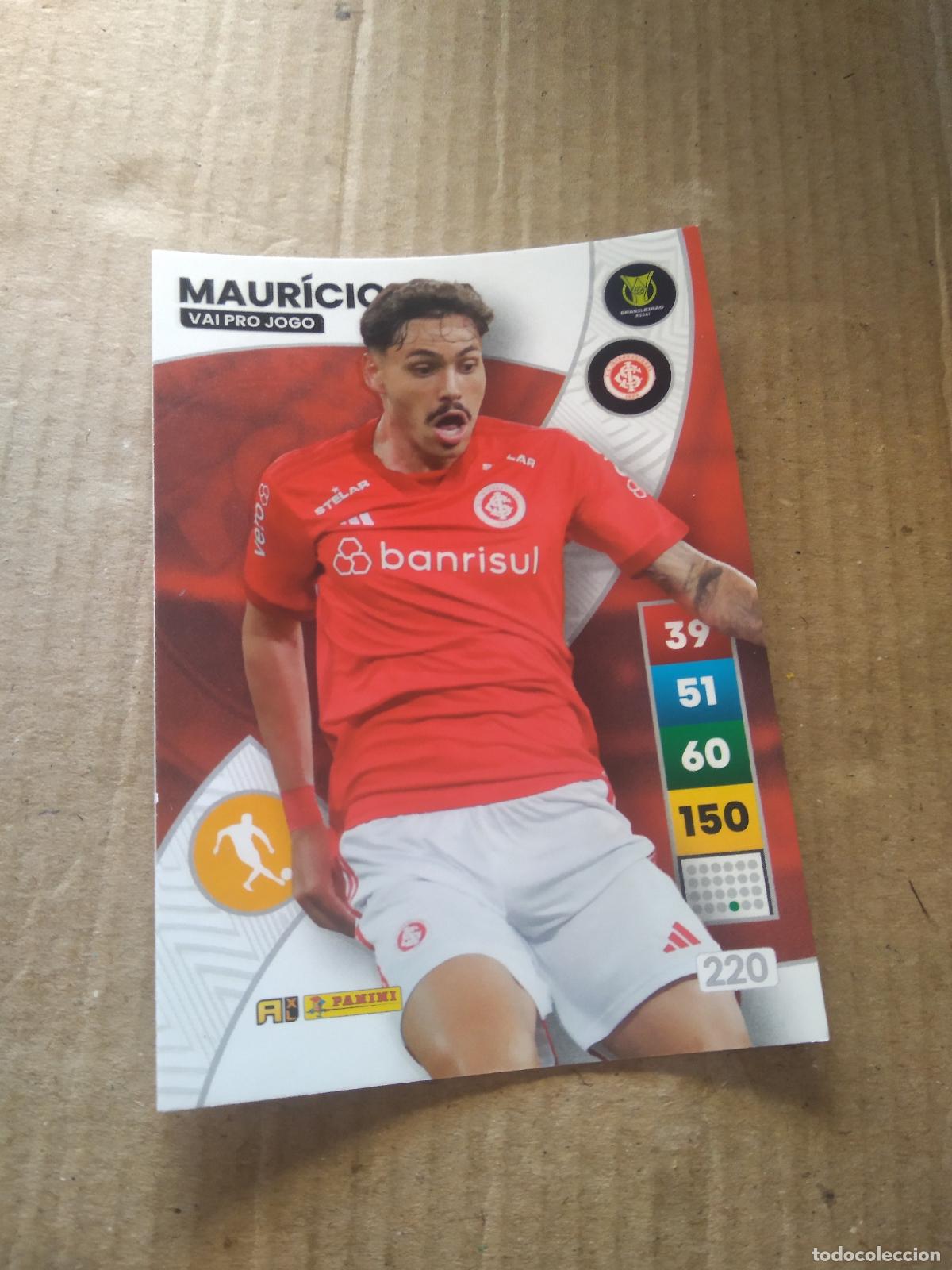 Cartes &agrave; collectionner de Football: 220 MAURICIO INTERNACIONAL CROMO FUTBOL PANINI ADRENALYN LIGA BRASIL 2023 BRASILEIRAO